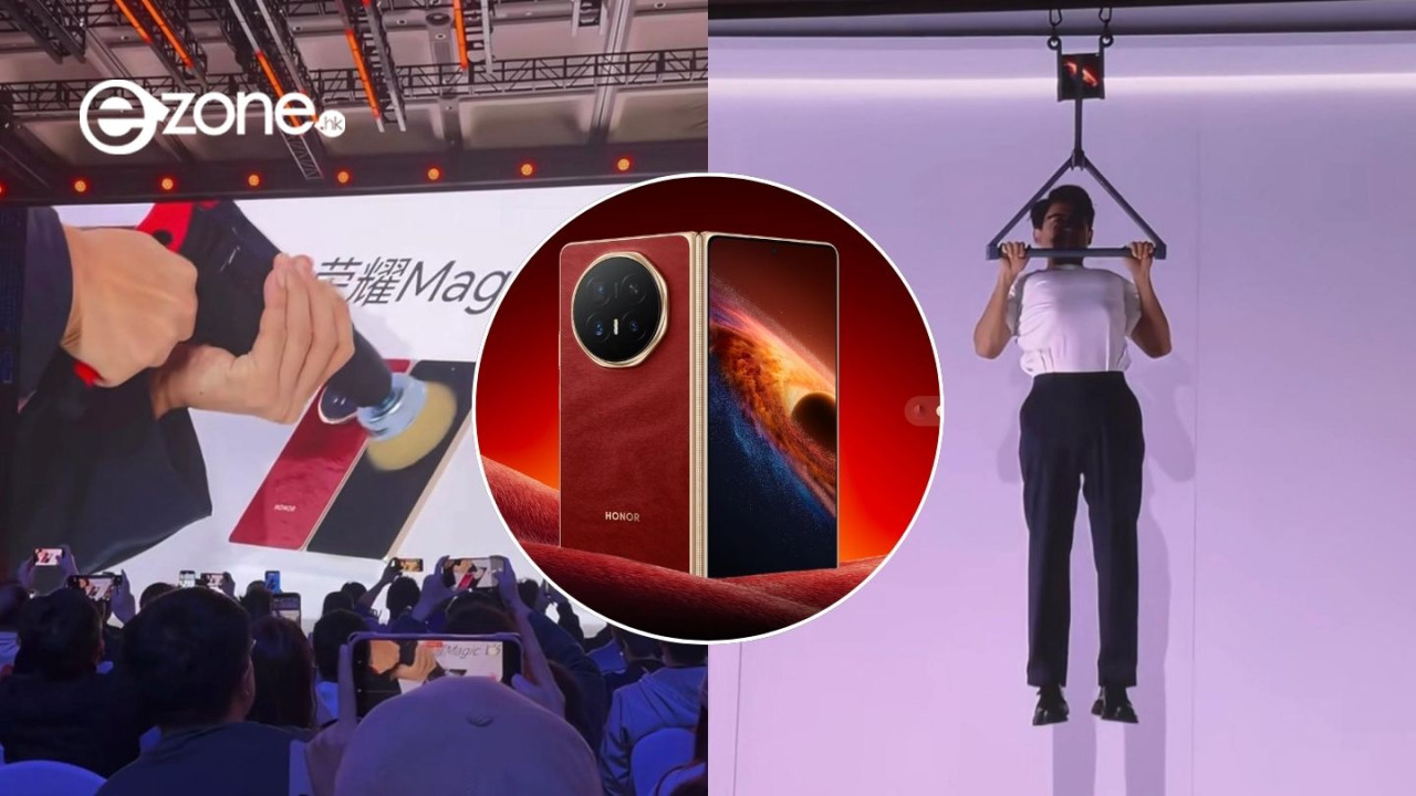 摺機注定一跌就爛？Honor Magic V6 挑戰 「地獄測試」 即睇硬食角磨機、單槓吊人結果