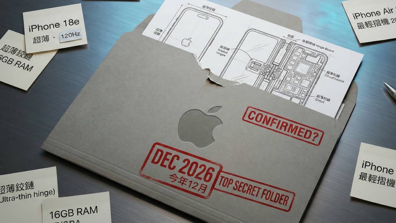 摺疊版 iPhone 將於今年12月推出？分析師曝 Apple 秘密時間表
