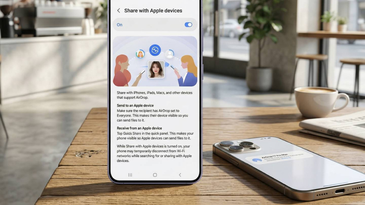 Android 終於用到 AirDrop！ Samsung S26 破天荒支援 iPhone 原圖互傳：一鍵跨平台過相 不再讓 WhatsApp 壓畫質【附啟用教學】