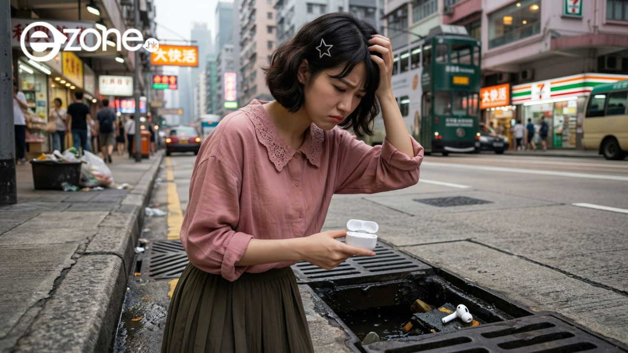 AirPods跌落坑渠點救？日男買$240Apple產品救機 網民笑Daiso$6神器都搞掂