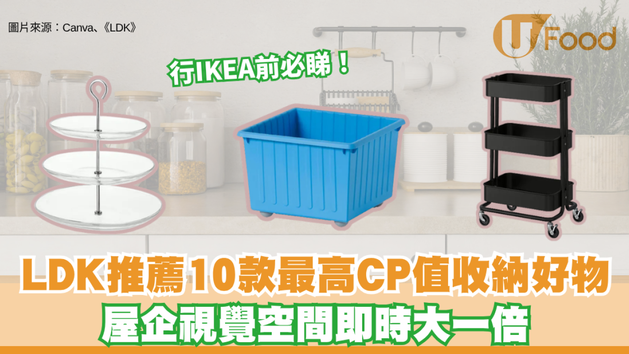 行IKEA前必睇！日本媒體 LDK點名推薦10款最高CP值收納好物 平靚正擴大空間