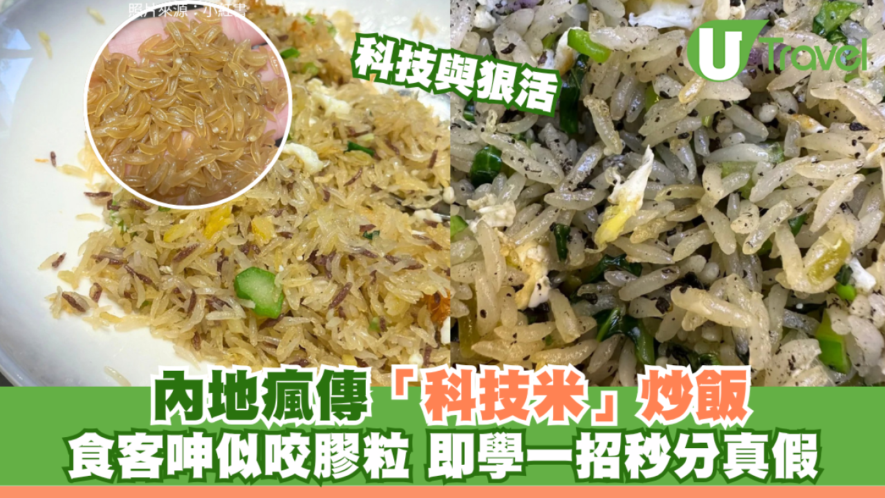北上注意！內地餐廳盛行「科技米」炒飯？網民呻似食膠粒 教你一招分辨人造米