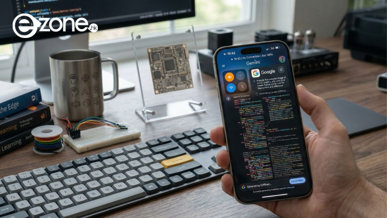 Gemini離線任用兼唔食Token？ Google全能開源模型Gemma 4登陸iOS/Android！即睇iPhone 實測及下載教學【可睇圖/聽聲/多步推理】