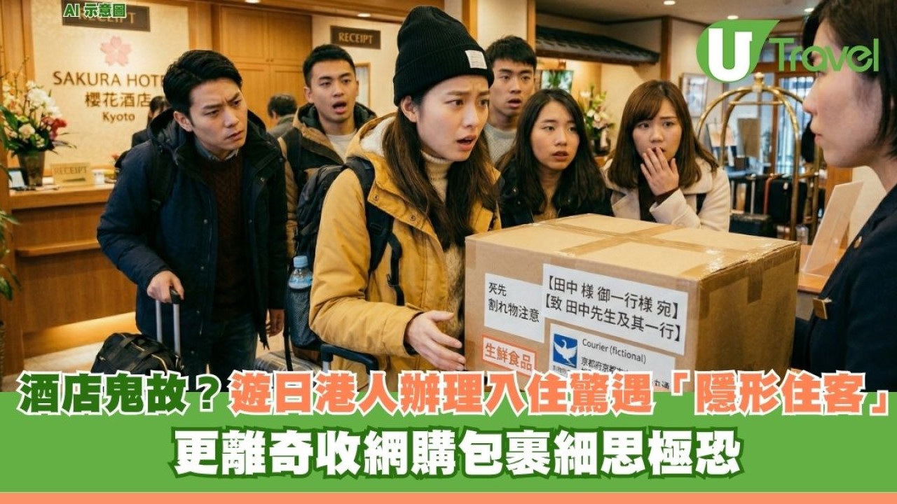 酒店鬼故？遊日港人辦理入住驚遇「隱形住客」 離奇收網購包裹細思極恐