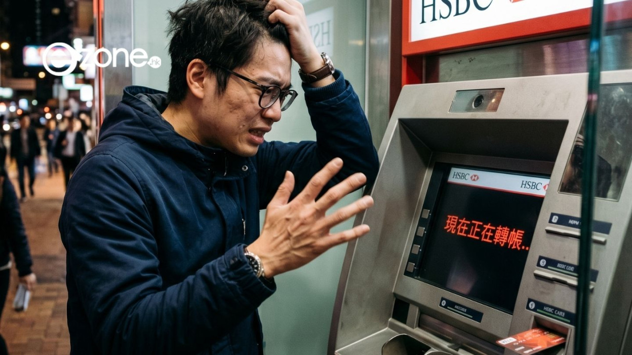 ATM提款機自動彈出轉賬畫面 陌生男遠處觀察有古怪？引街坊熱議疑似詐騙