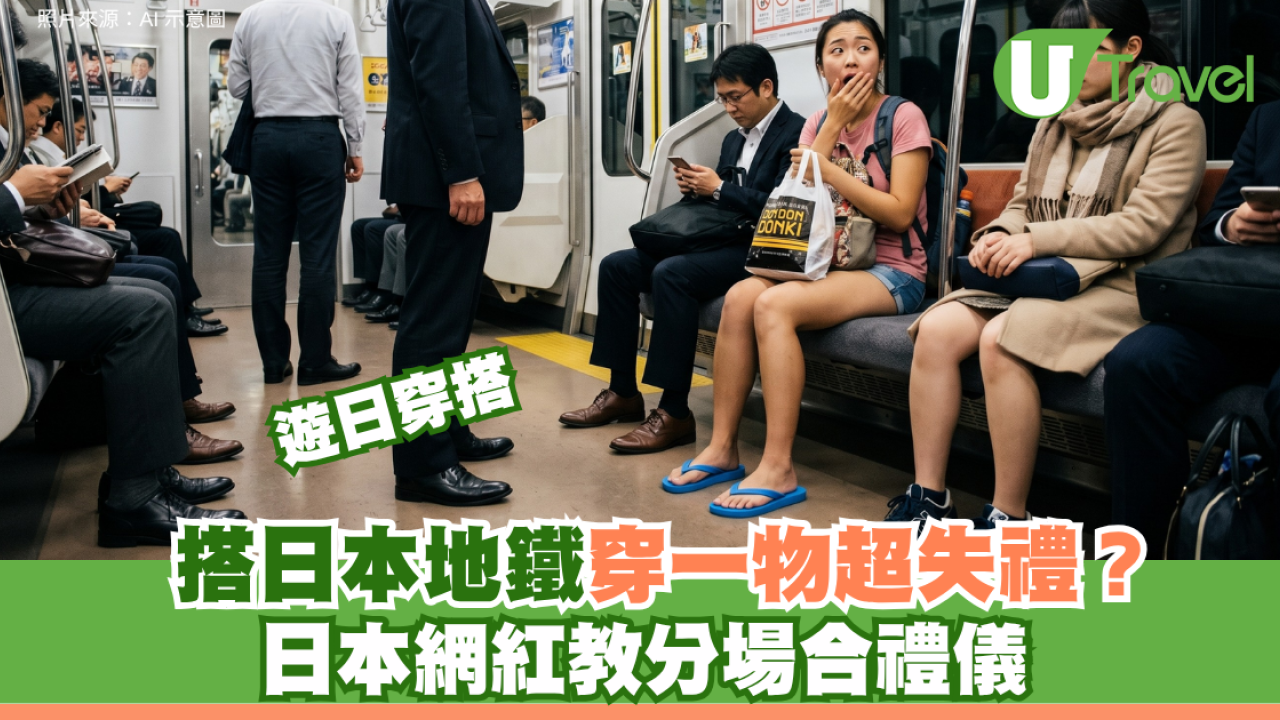 遊日穿搭！搭日本地鐵穿一物超失禮？日本網紅教分場合禮儀
