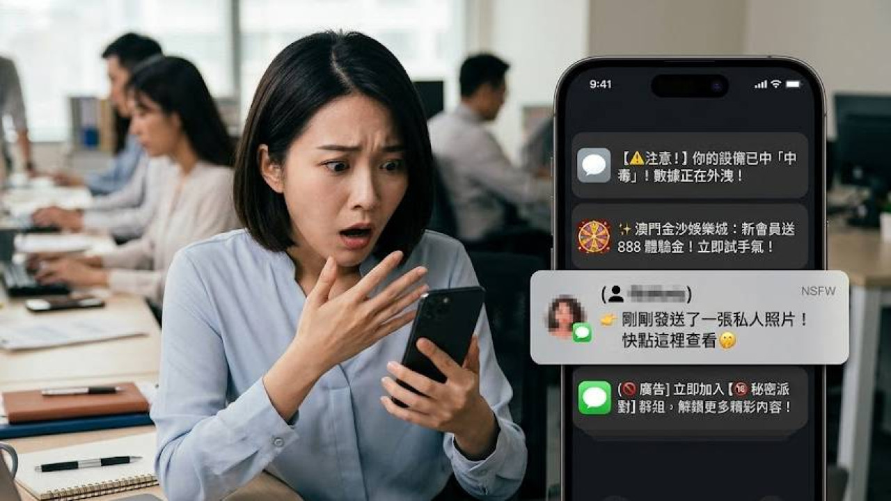 手機鎖屏狂彈「McAfee已過期」中毒警告 唔好驚到洗機3步關閉Chrome/iPhone Safari這功能免裝防毒