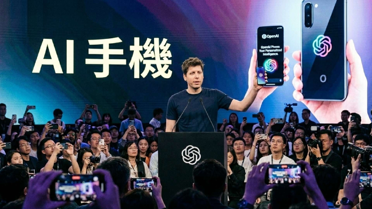 唔用 iPhone 用 ChatGPT？OpenAI 傳秘密開發 AI 手機 顛覆 Apple、Google 手機操作體驗