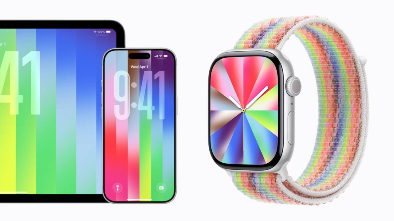 Apple Pride Collection 2026｜Apple Watch 新 Pride 11 色尼龍編織工藝手環上架 從錶帶到動態背景超吸睛【 附 iPhone/iPad/Watch 下載及設定教學】