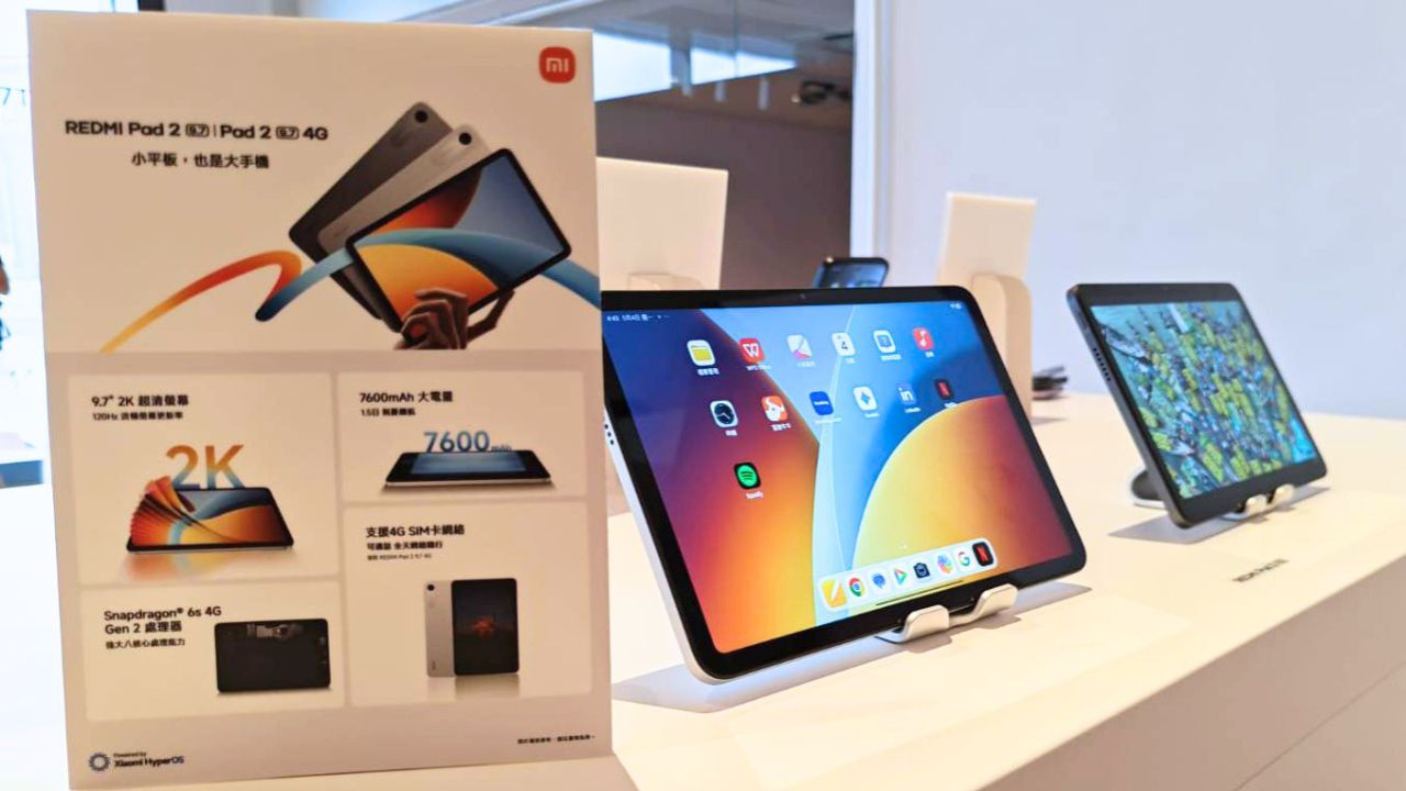 iPad mini 最佳平替？REDMI Pad 2 9.7 吋登港：2K 120Hz 護眼芒、金屬輕薄機身 $1,099 超抵玩