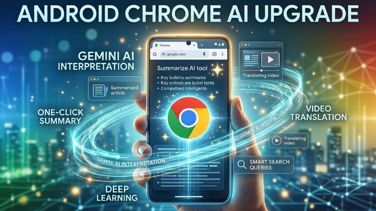Android 版 Chrome AI 大升級！Gemini 可直接幫你「睇完整個網頁」 解構 4 大新功能！