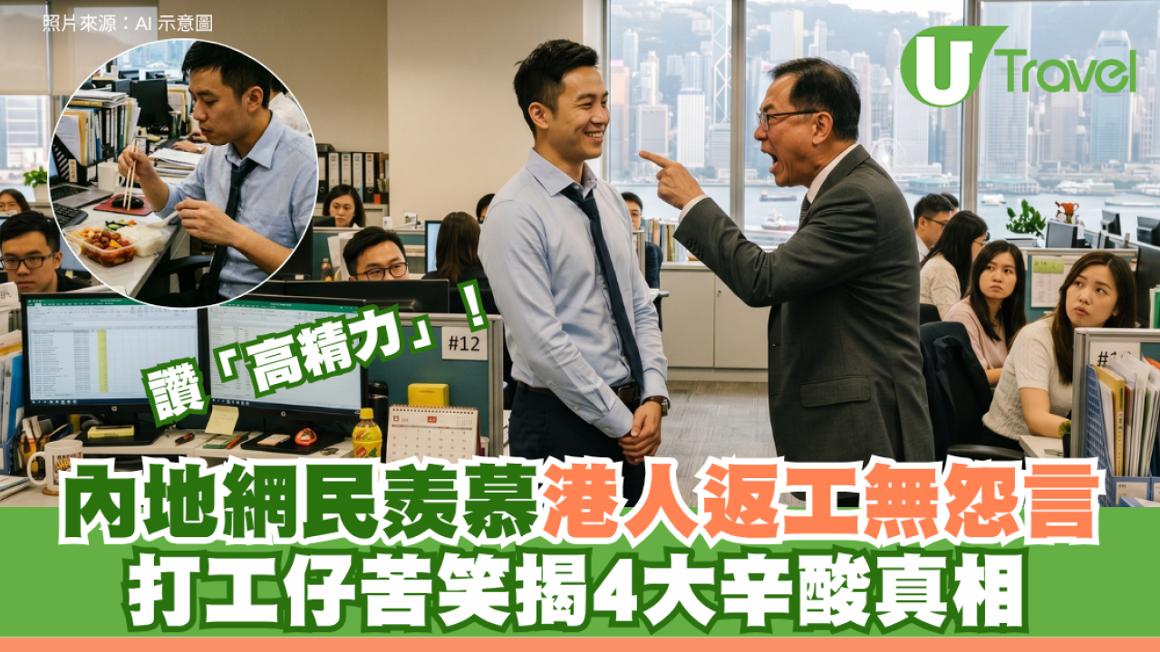 內地網民羨慕港人返工無怨言 大讚港人「高精力」打工仔苦笑揭4大辛酸真相