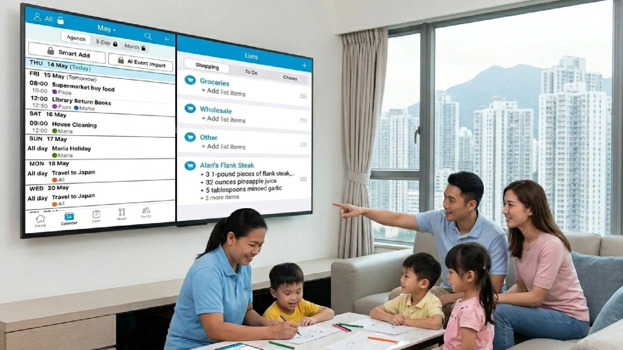 唔再驚同工人姐姐溝通錯行程！Cozi 家庭行事曆 App：3 個元素好用過 Google Calendar？ 