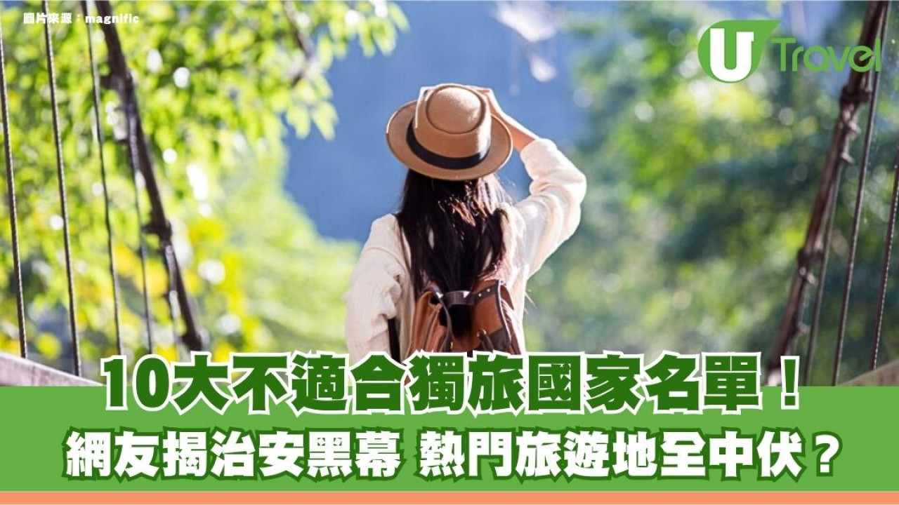 10大不適合獨旅國家名單！網友揭治安黑幕 熱門旅遊地全中伏？