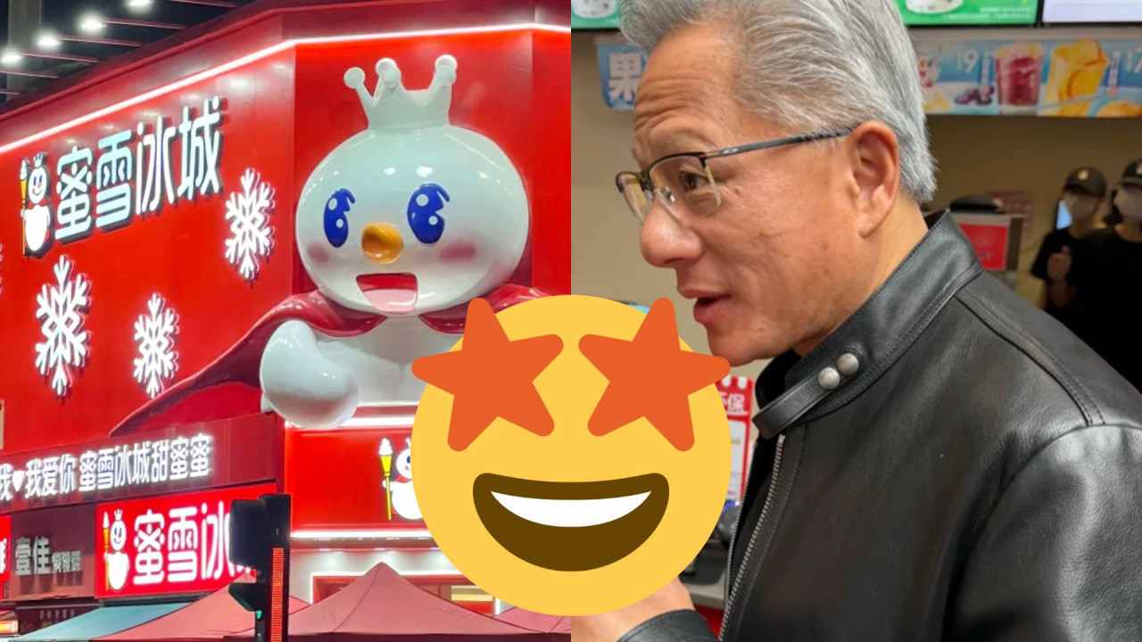 AI 教父真身是 Foodie？黃仁勳中國美食地圖再更新！蜜雪冰城這杯飲品銷量爆升 XX％ 