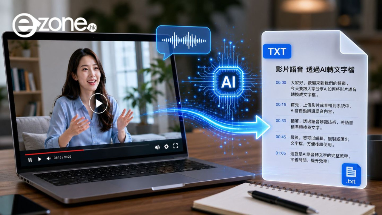 【AI語音轉文字工具】打工仔必備3大網站!免費免註冊一鍵即轉錄:無時間限制、支援粵語最大5GB