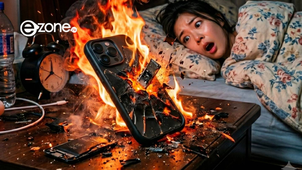 保護殼都炸開 iPhone凌晨爆炸似火箭噴射 事主之前竟做齊「3大危險動作」