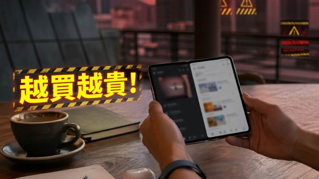 摺疊機愈買愈貴？報告預測2026年ASP急升18%　60%摺機升破US$1,600