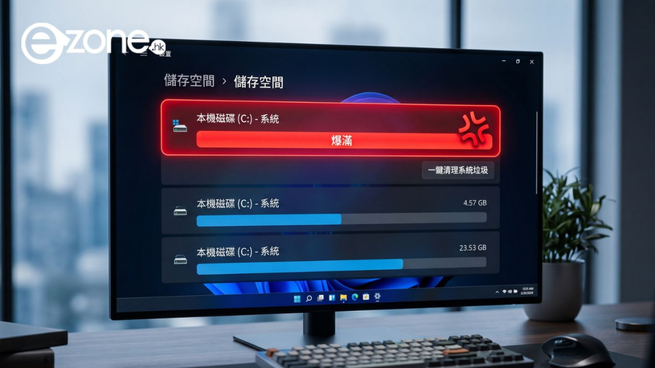 Windows驚現隱藏食容量Bug!硬碟最高可被蠶食500GB 微軟已緊急修復【即睇兩招自救檢查】