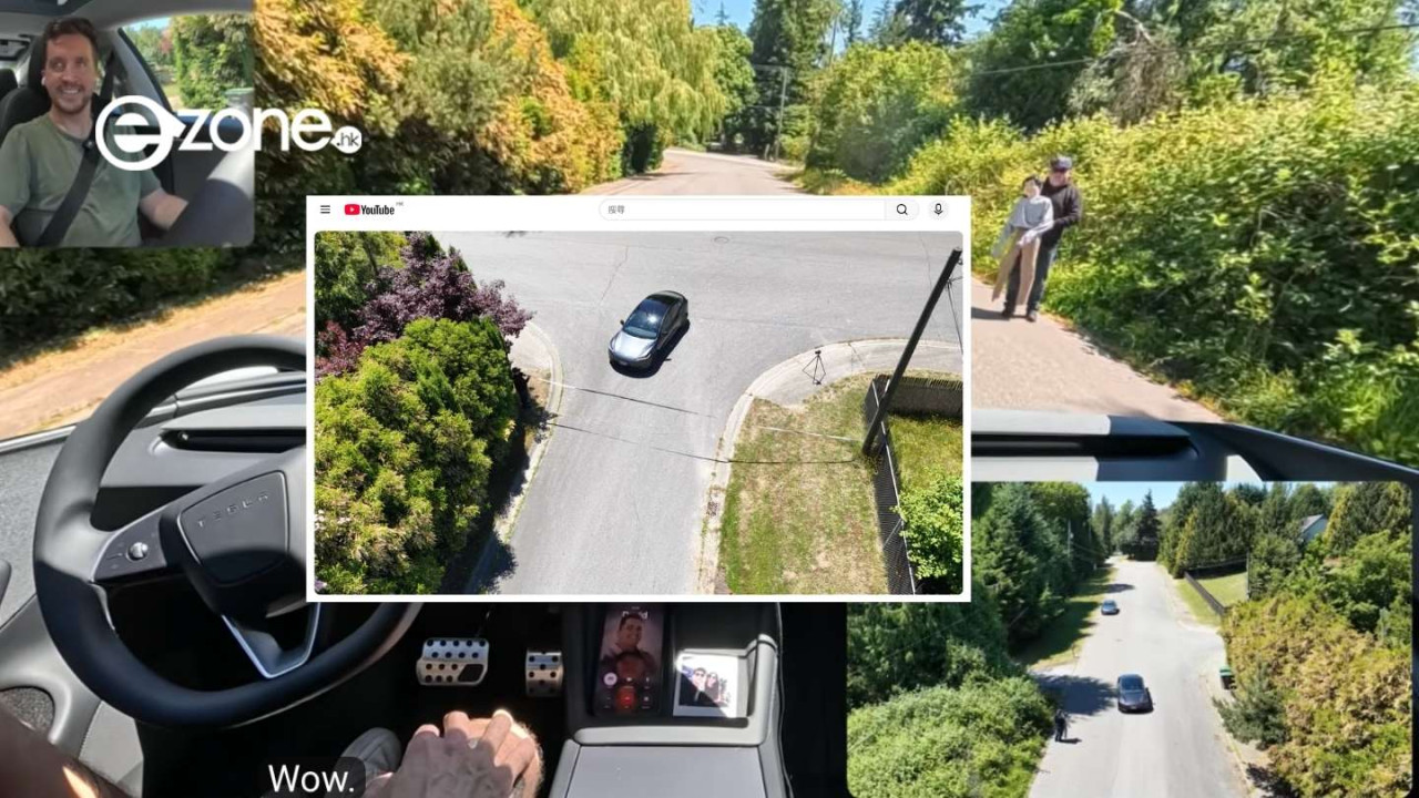 FSD信唔信得過?Tesla 自動駕駛最新實測影片曝光 反應雖快卻犯1低級錯誤【有片睇】