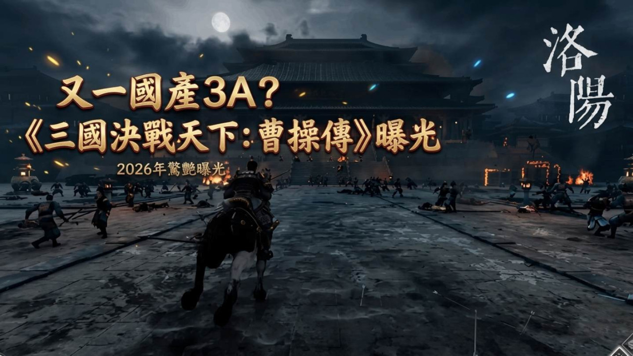 繼《悟空》後又一國產 3A？《三國決戰天下：曹操傳》曝光！官渡、赤壁之戰硬核還原？