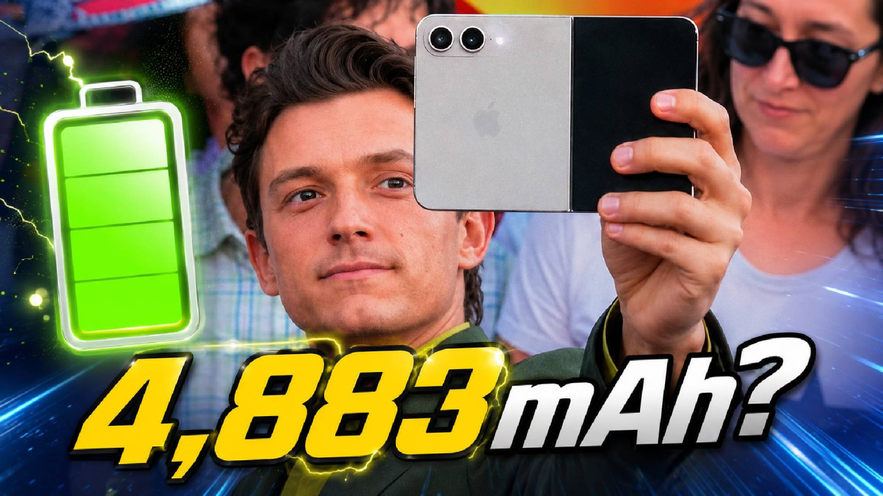 【蜘蛛俠流出?】Tom Holland 疑帶「摺屏 iPhone Ultra」出 Event!電池容量規格首度曝光但數字令人失望?