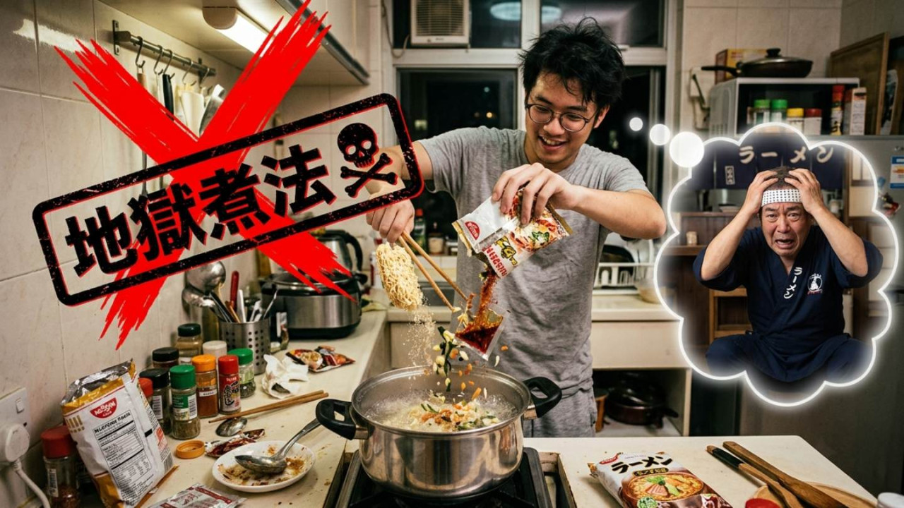 成世都煮錯?即食麵調味包先落 VS 後加秘密 日清廠商親自解畫
