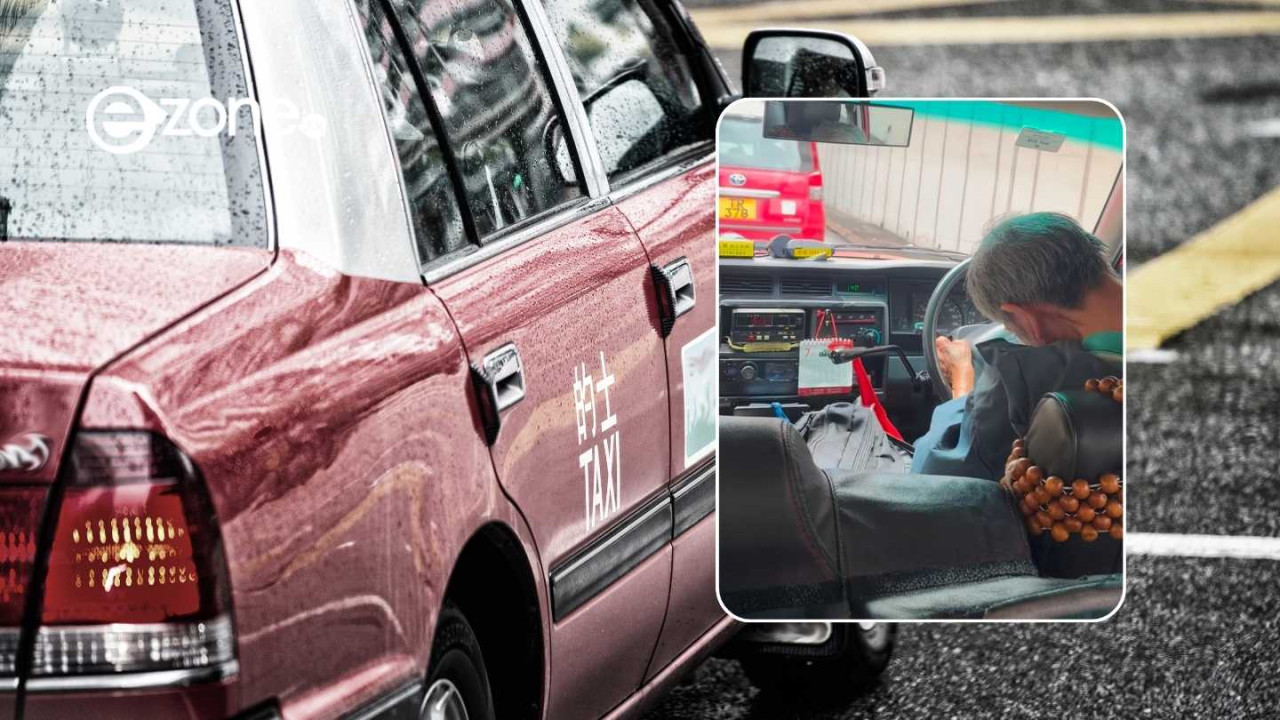 的士司機等燈位直接「入睡」?乘客拍片揭驚險過程 事主:雖然個個燈位都瞌着...
