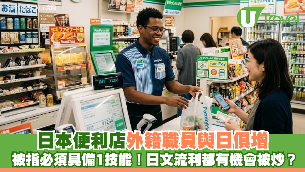 日本便利店外籍職員與日俱增！被指必須具備1技能！日文流利都有機會被炒？