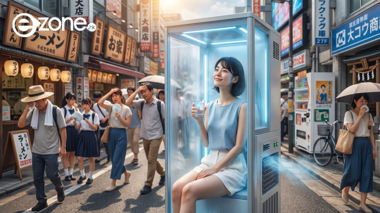 日本消暑黑科技「人體雪櫃」登場!吹出5°C冷風10分鐘即降溫 1城市已免費開放體驗【即睇售價詳情】