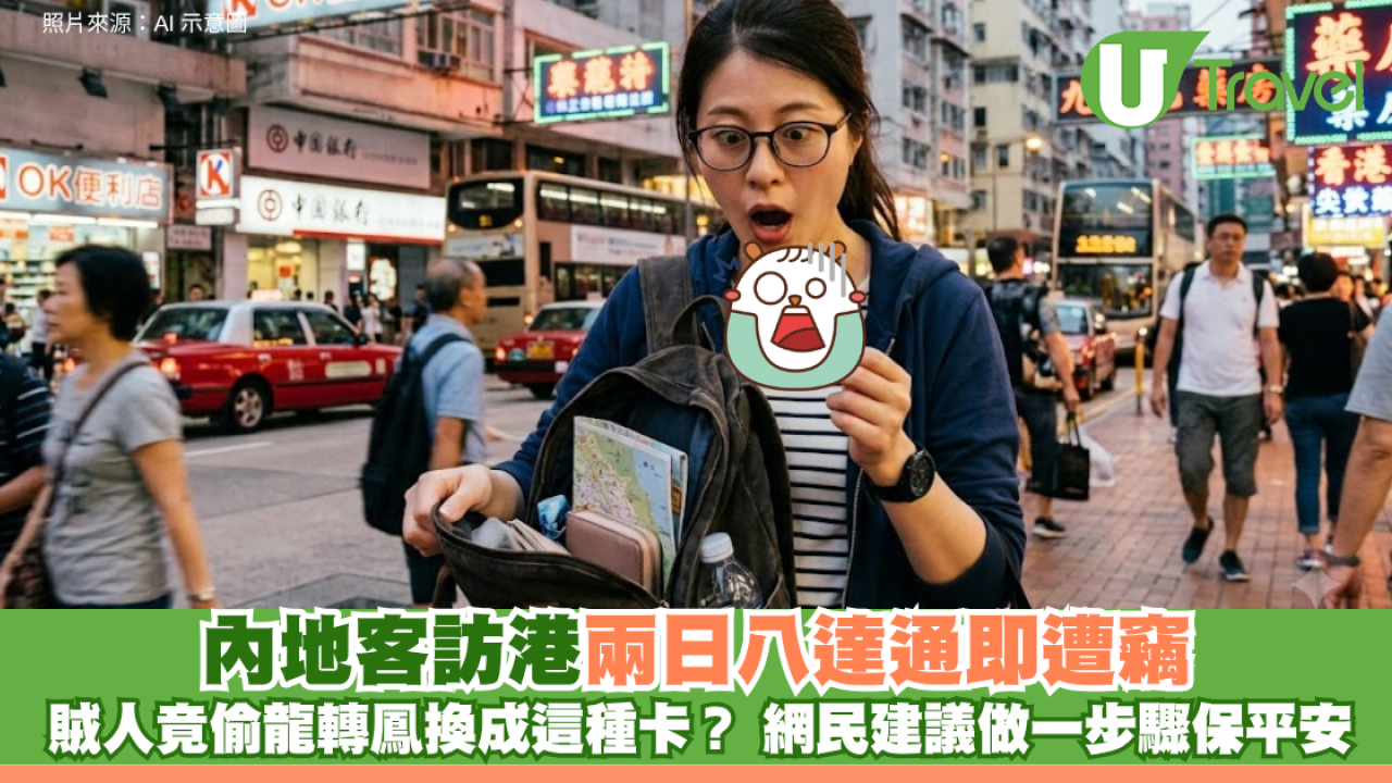 內地客訪港兩日八達通即遭竊 賊人竟偷龍轉鳳換成這種卡？ 網民建議做一步驟保平安