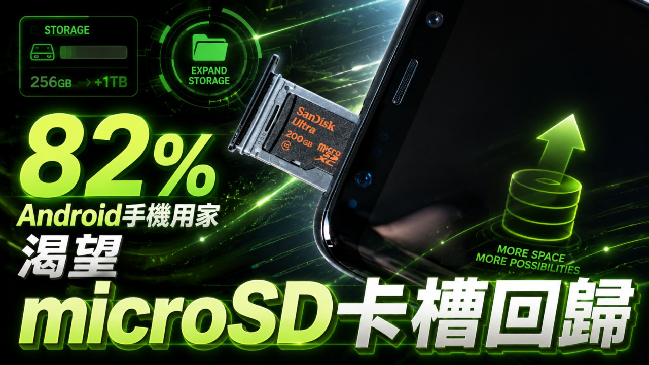 Android 用家最想要的功能曝光！逾 8 成用家投票渴望 microSD 卡槽有得留低