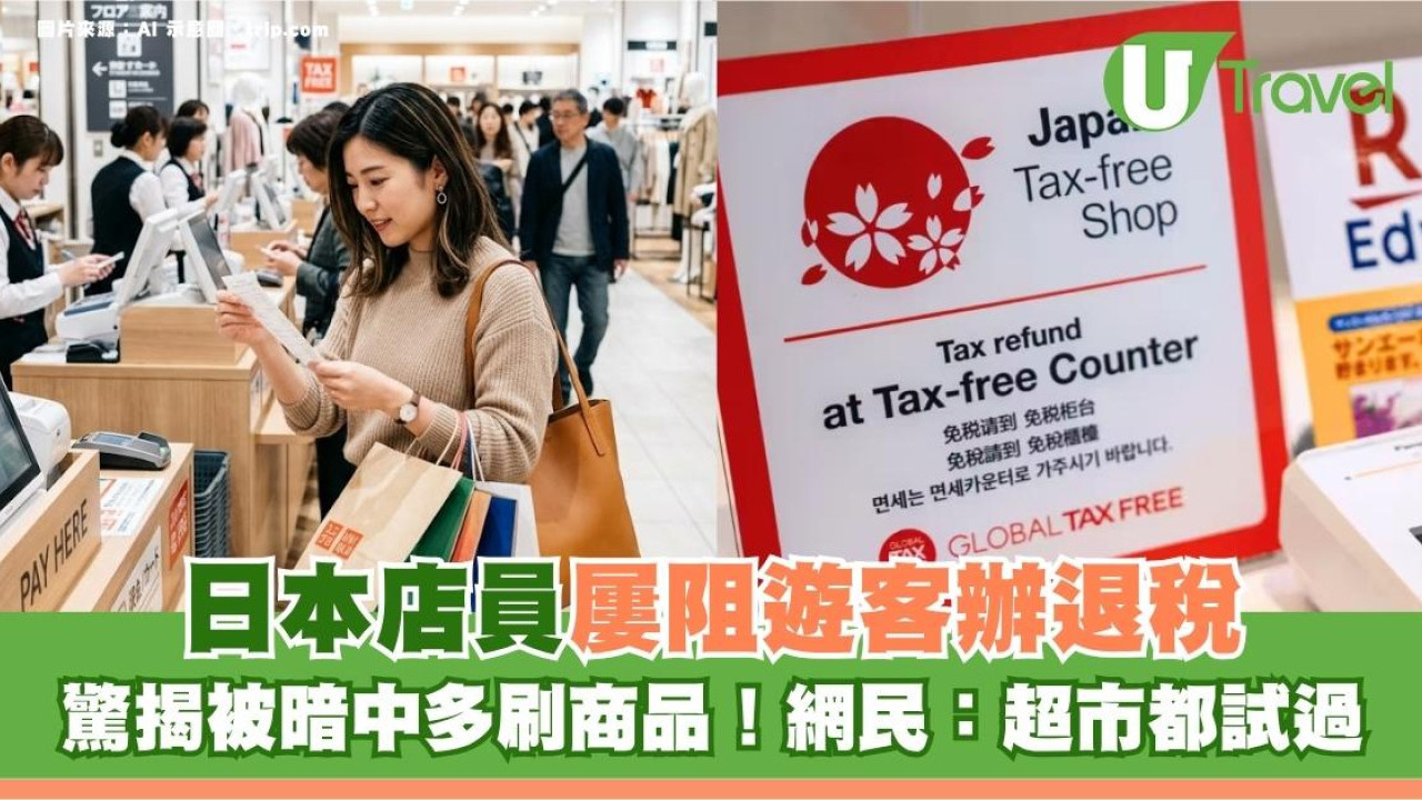 遊日注意｜日本店員屢阻遊客辦退稅 驚揭被暗中多刷商品！網民：超市都試過