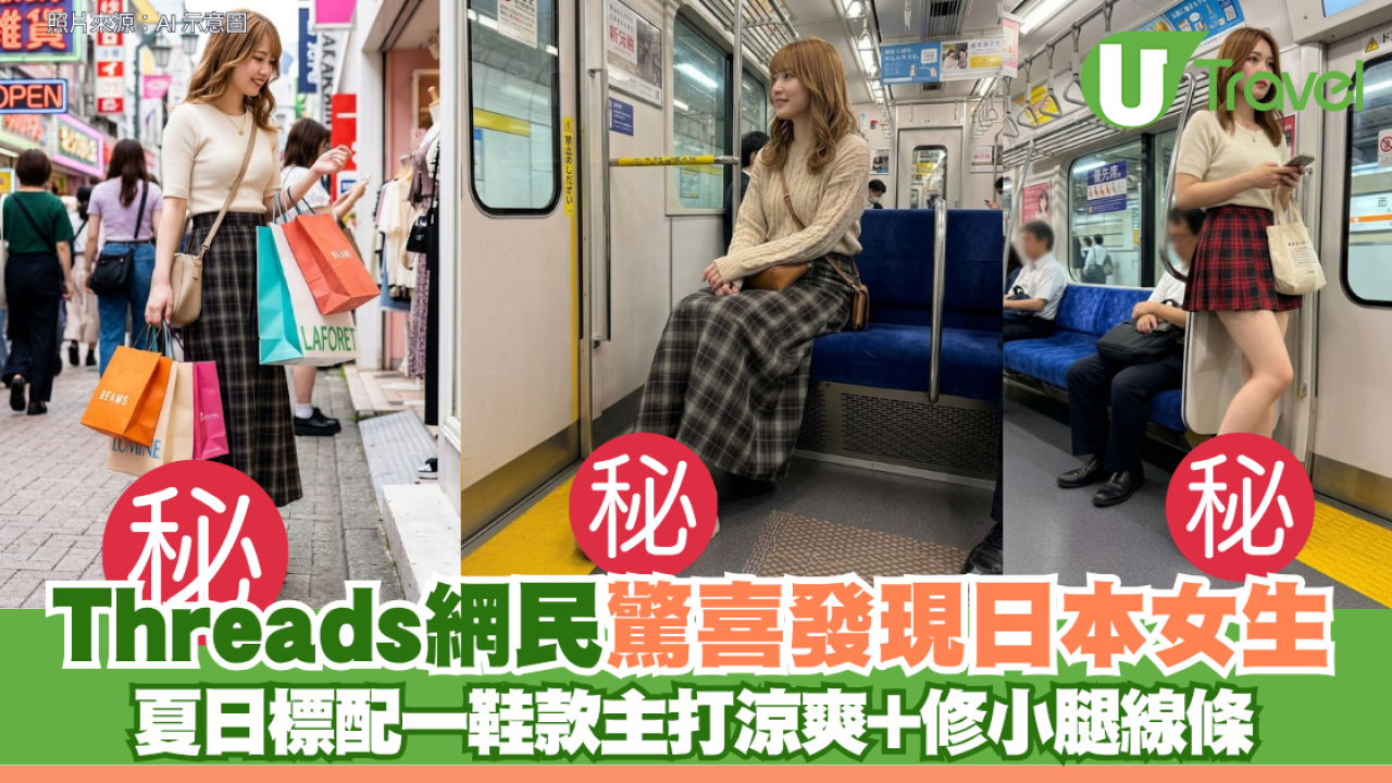 Threads網民發現日本女生夏日標配 厚底涼鞋成街頭潮流 主打涼爽+修小腿線條