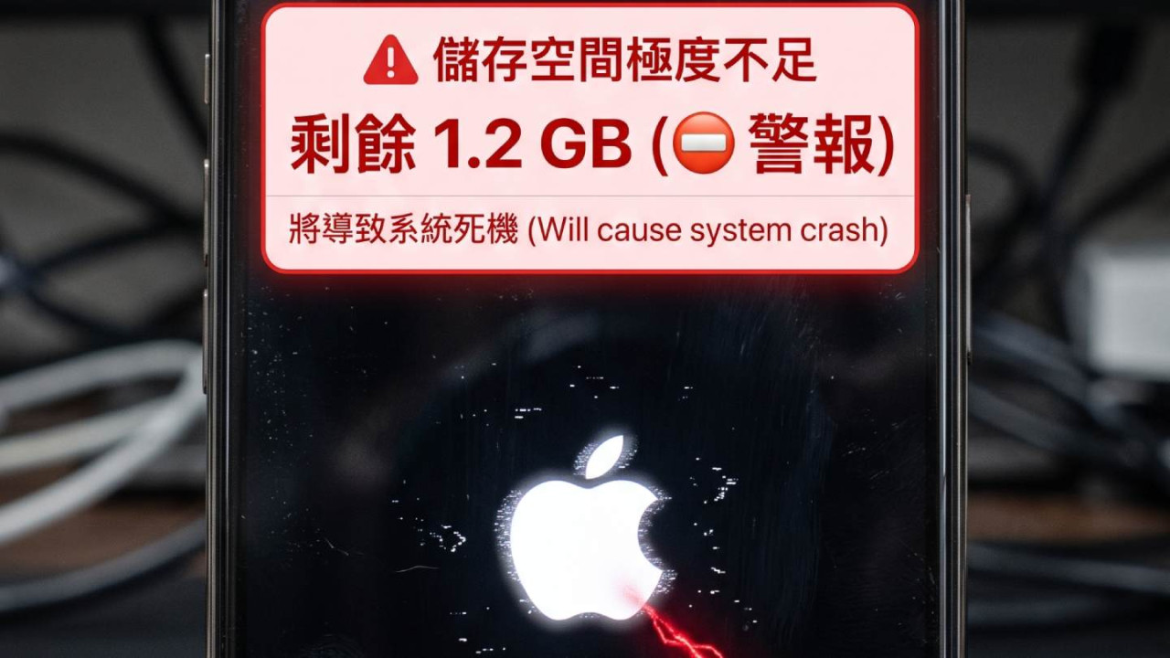 iPhone 容量爆滿會變白蘋果?少過 5GB 要即清 3 招釋放空間救機
