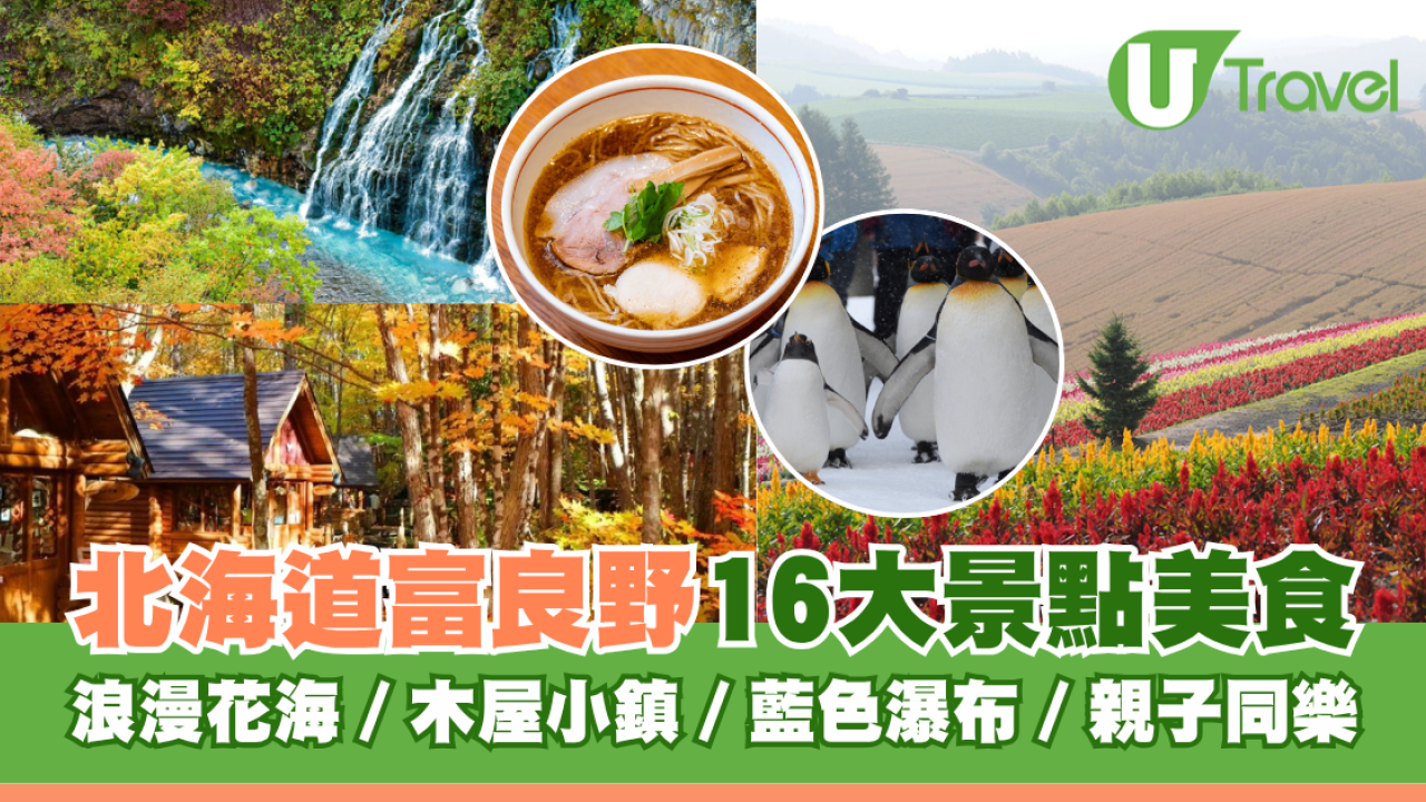 北海道富良野自由行景點+美食推介！必睇浪漫花海、木屋小鎮、藍色瀑布