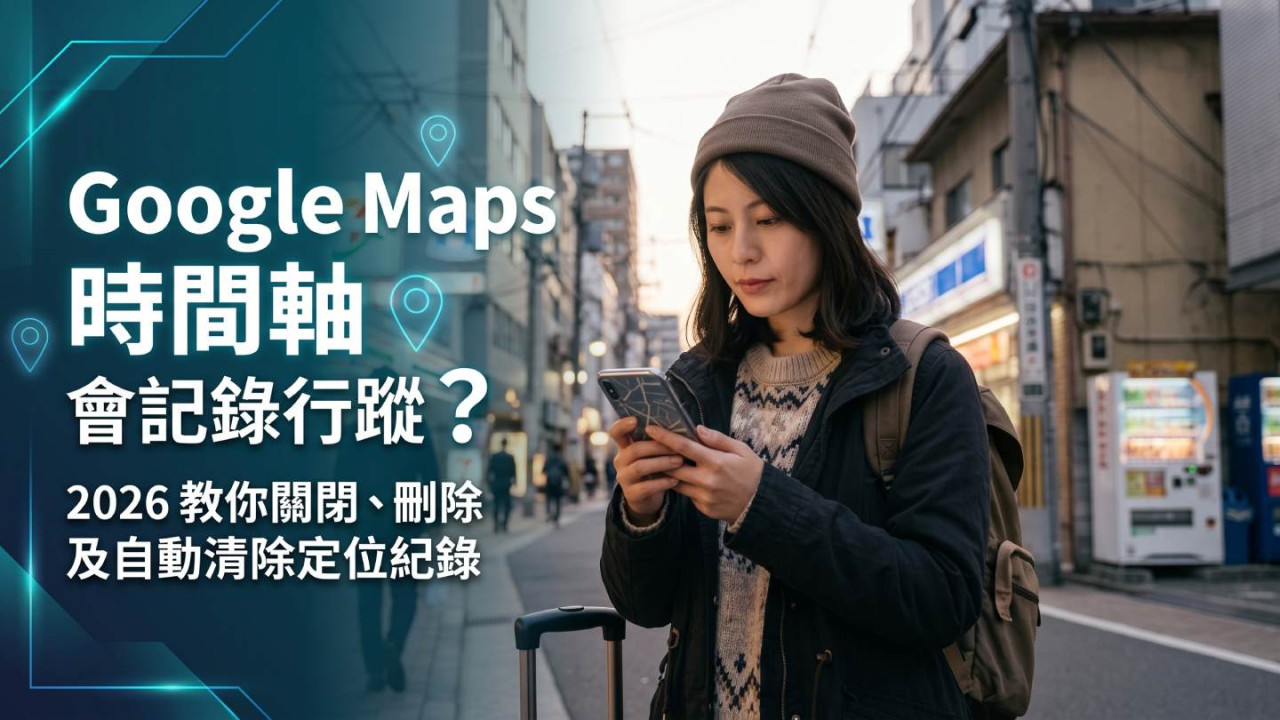 Google Maps 時間軸會記錄行蹤?2026 教你關閉、刪除及自動清除定位紀錄