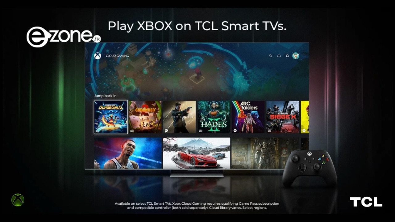 Xbox 雲端遊戲登陸 TCL 電視！支援直連 Game Pass 串流打機 每月雲端時數太短被批不滿