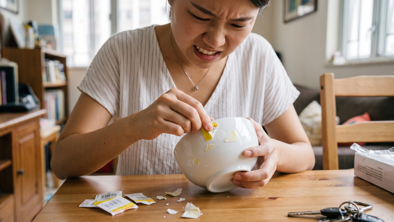 價錢貼紙標籤點撕都清唔乾淨？家政達人4招無痛去殘膠/1枝$12店魔法神水最有效!