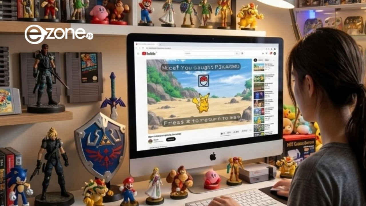 不用Switch!用YouTube時間軸玩Pokémon 控制時間代碼就能打怪捕獲皮卡丘
