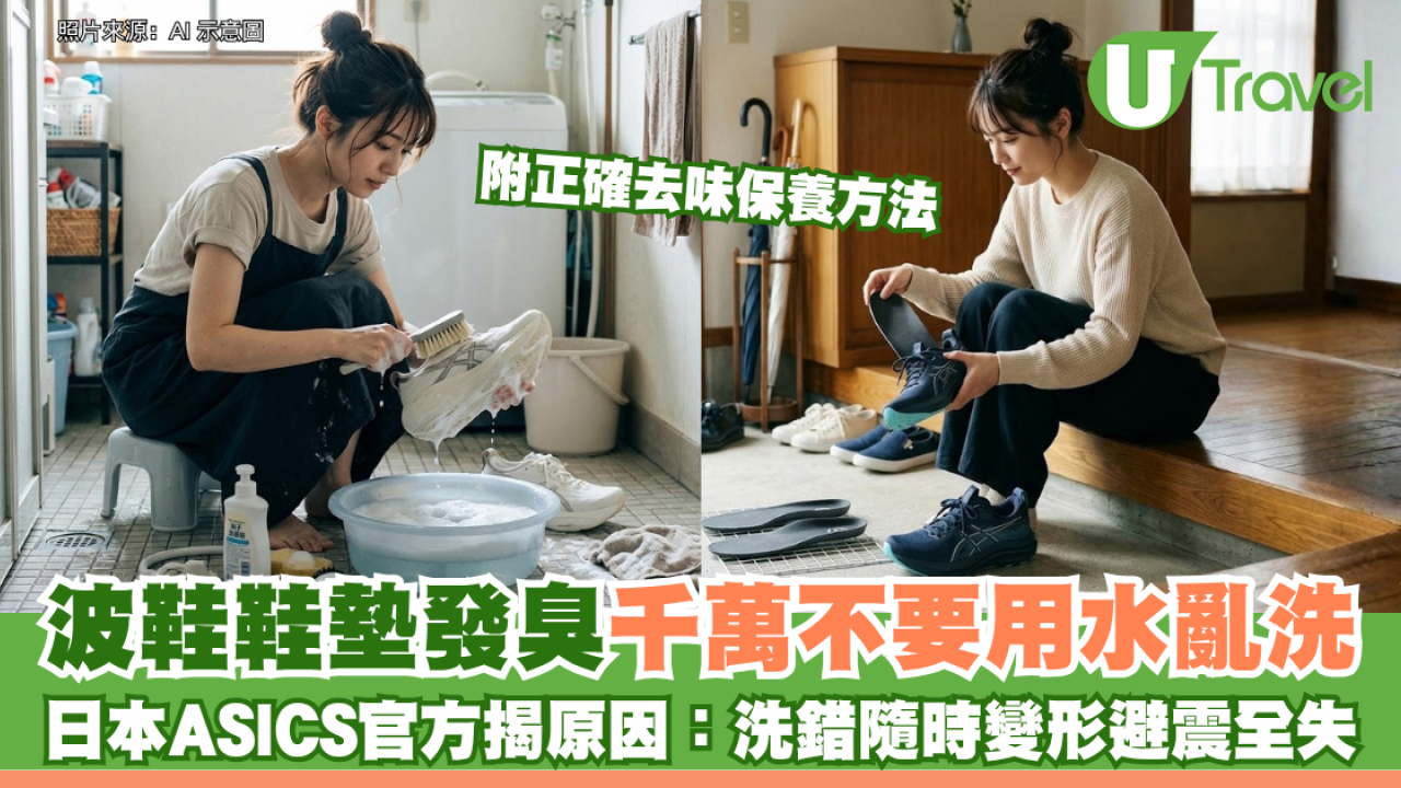 波鞋鞋墊發臭千萬不要用水亂洗！日本ASICS官方揭原因：洗錯隨時變形避震全失 附正確去味保養方法