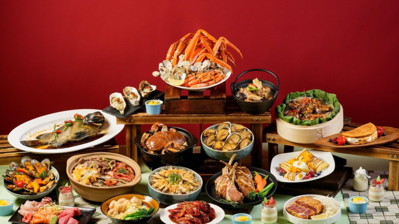 北角及8度海逸酒店自助餐第二位+$1起！任食鱈場蟹腳/芒果下午茶人均$99起
