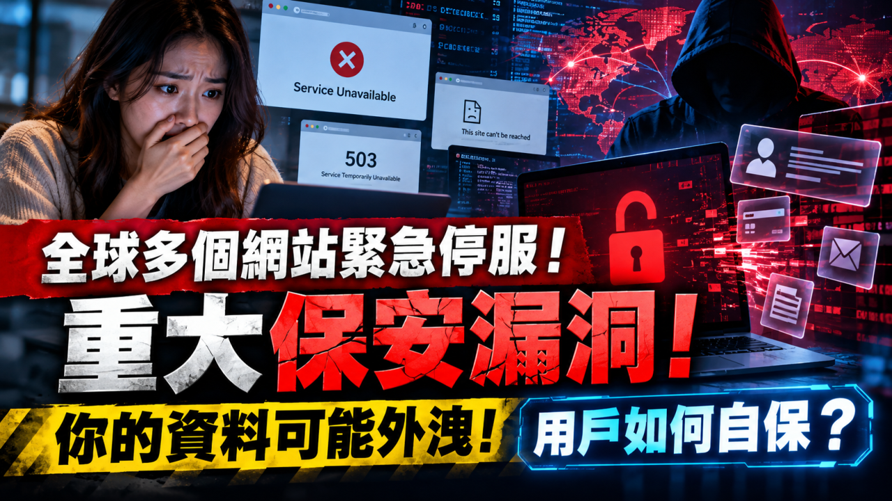 常用網站突然停服?PHP漏洞掀全球緊急修補潮!個人資料恐外洩!用戶如何自保?