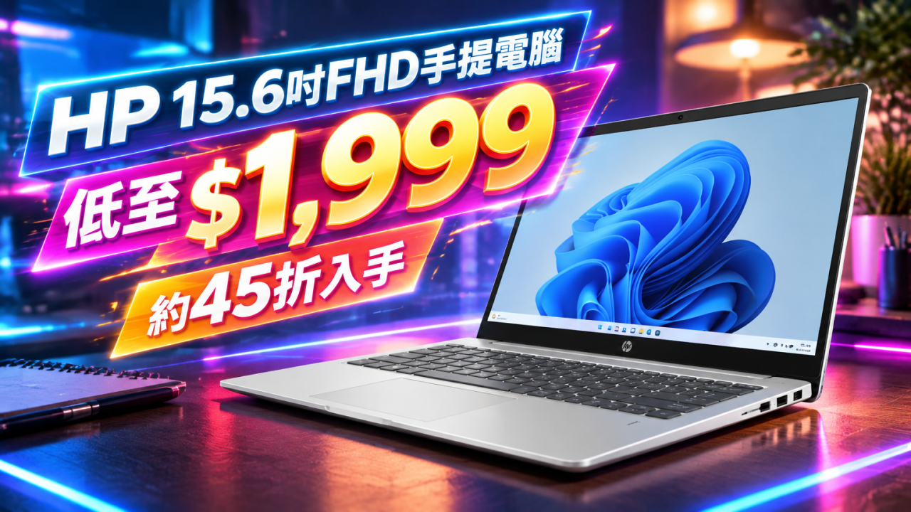 HP Laptop 15.6吋限時減價！二千蚊有找！Intel N200 + 512GB SSD