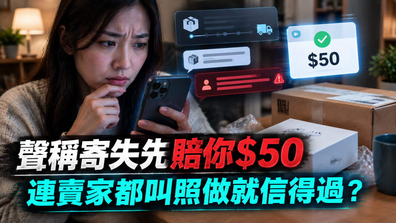 淘寶包裹賠款真係入帳就可信？買家收到50元後被要求按連結！教你辨認可疑理賠