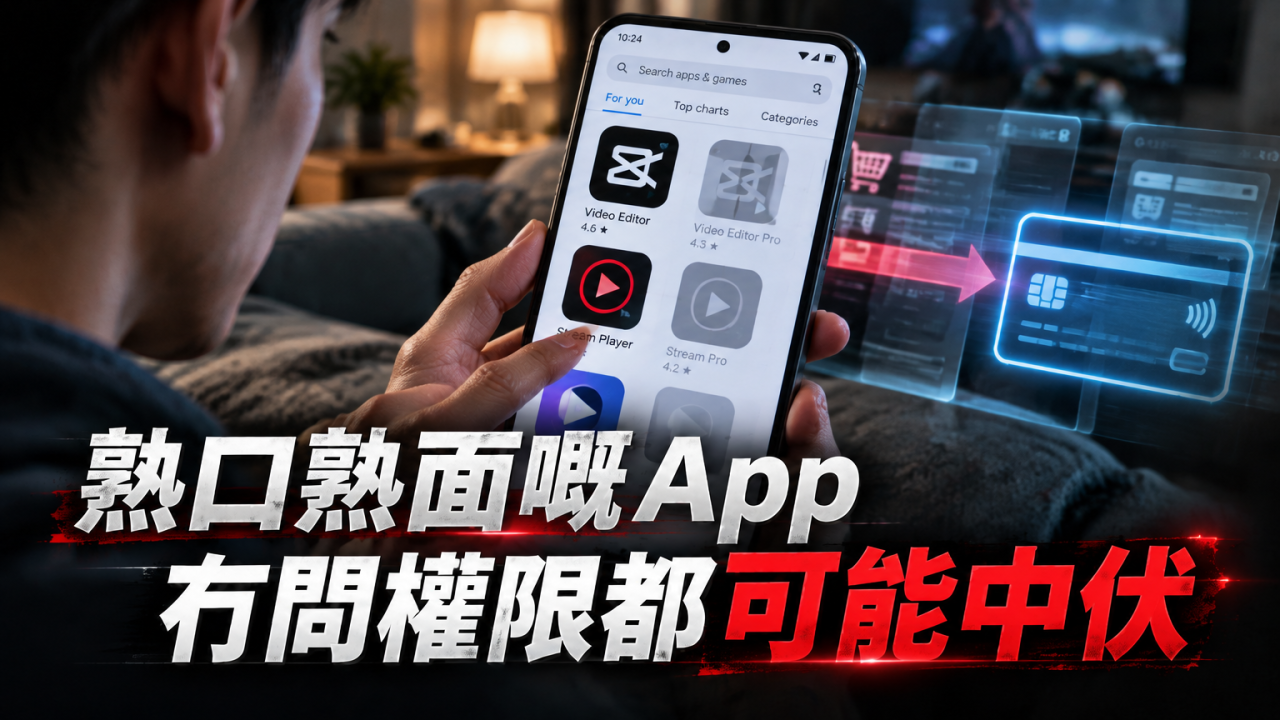 Google Play下載官方App就放心？專家揭CapCut & Netflix都有假App！教你一招看穿假App