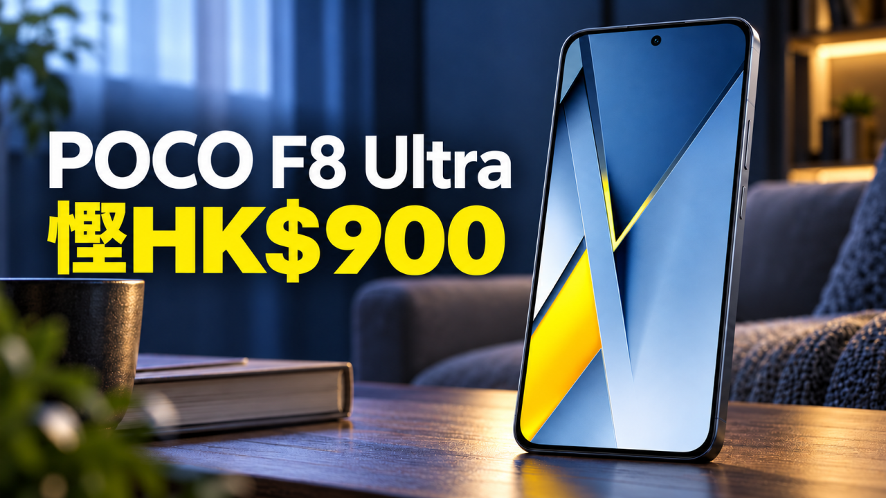 小米POCO F8 Ultra 智能手機雙11減價！慳HK$900