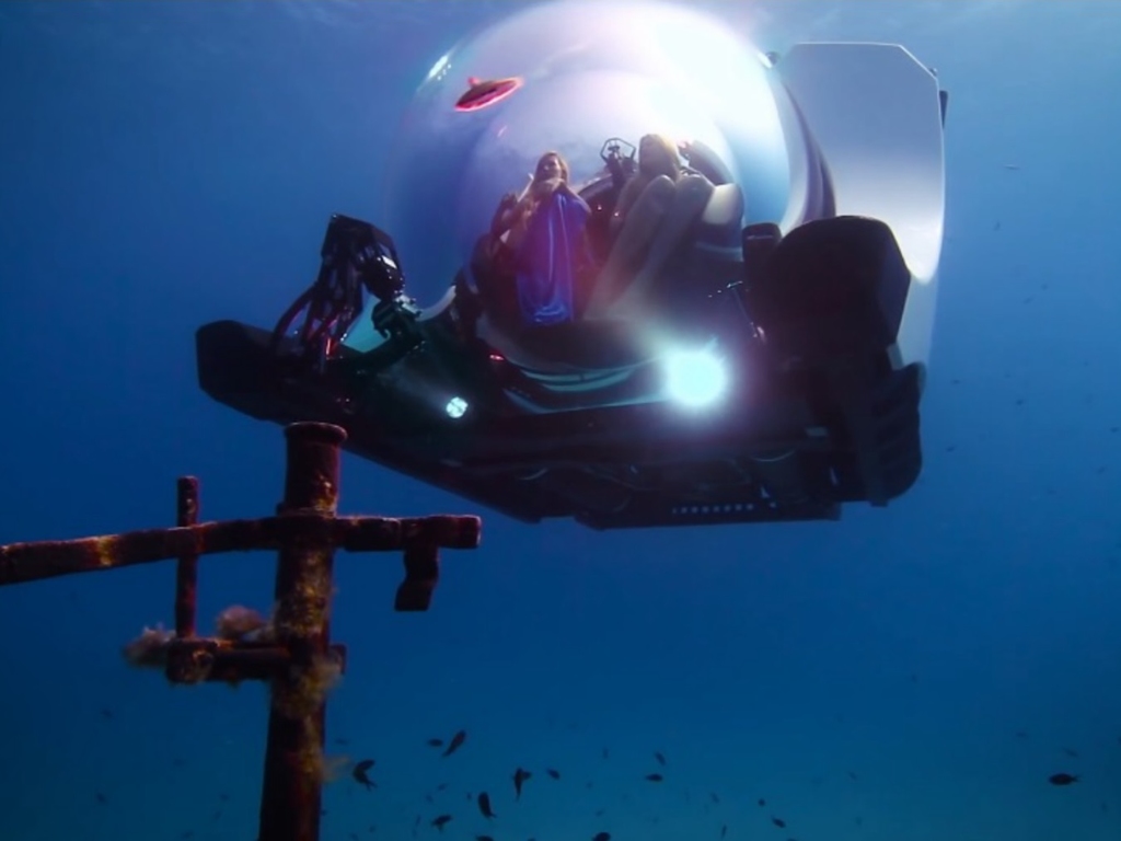 U-Boat 推出民用潛水探險艇！ 六千呎海底 4K 錄影