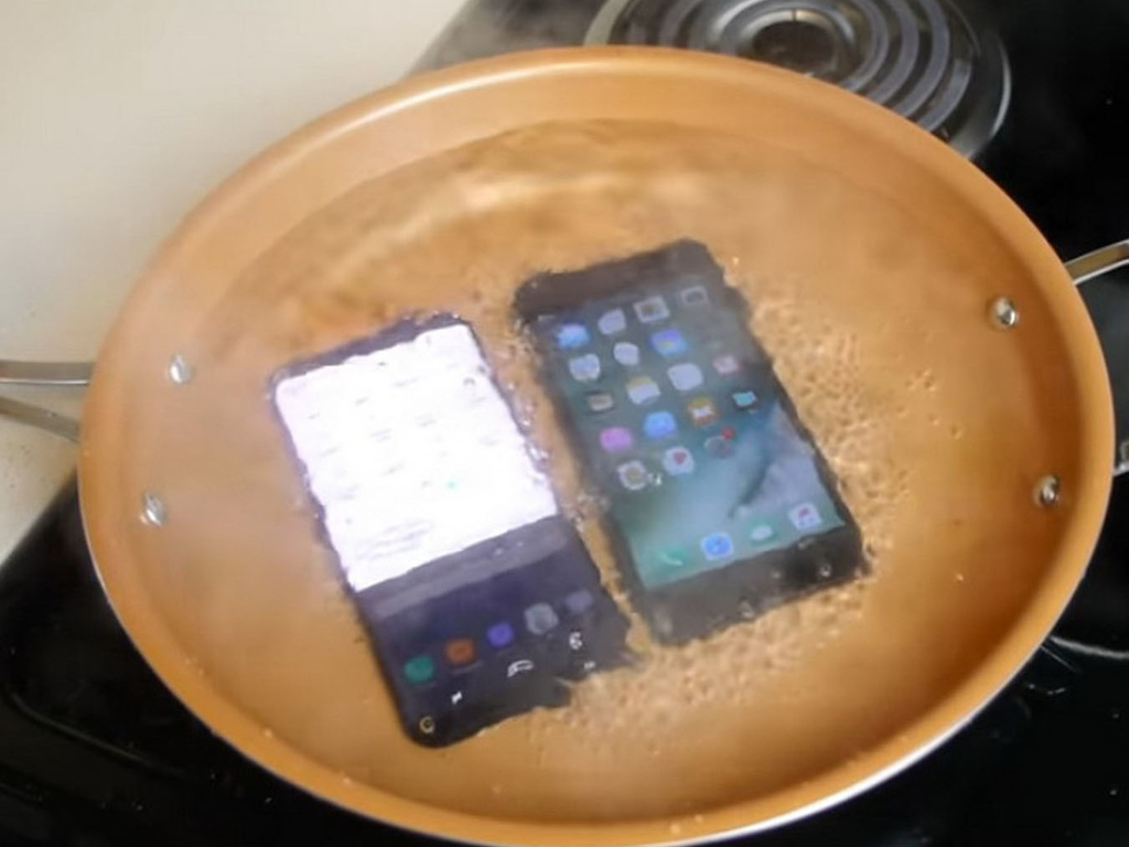 【水滾測試】iPhone 7 Plus 惡鬥 Samsung S8！結果很爆炸