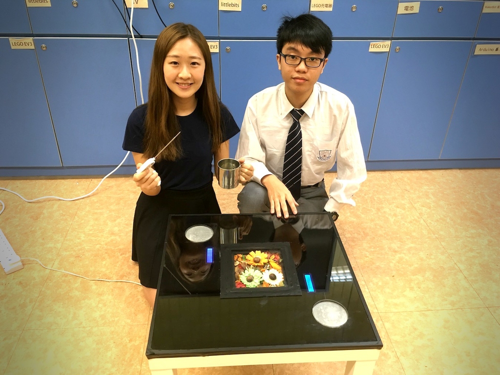 1 分鐘變凍飲！香港中學生發明「冷凍桌子」